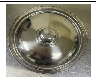 Récipient en acier inoxydable (22cm) Couvercle