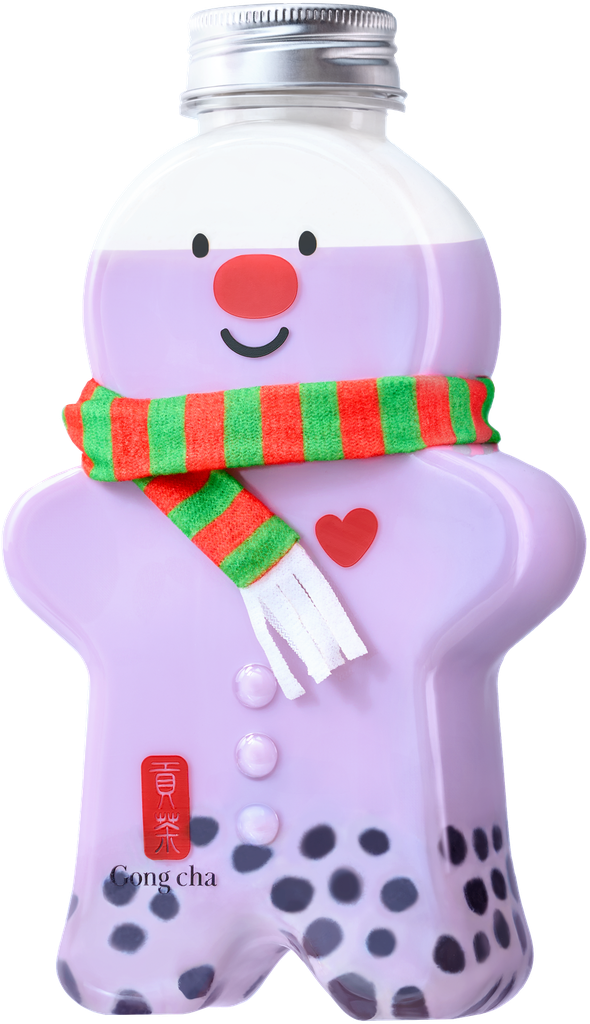 Gingerbread Man Shaped Plastic Bottle