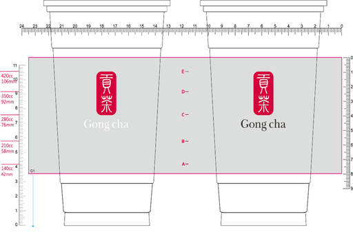 [1000002258] Gong cha Y22 gobelets-G1 EU (grand)